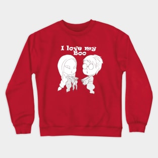 i love my boo Crewneck Sweatshirt